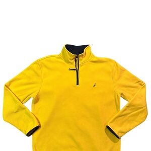 Nautica Yellow Fleece Pullover